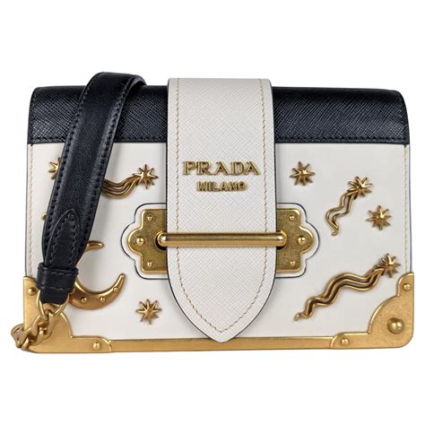 prada star moon bag pre owned|Prada cahier moon and stars.